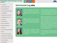 Tablet Screenshot of mba.evia.dk